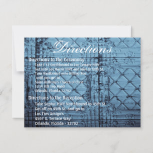 4,25x5,5 Carte de direction Plafond du panneau d'a