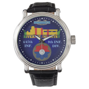 4/47th Inf. 9. Div. Cib-ATC-Uhr Armbanduhr