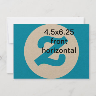 4,5 x 6,25 invitation vertical horizontal