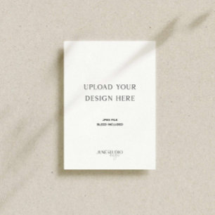 4,5x6,25" Enclosure-Karten-Druck Begleitkarte