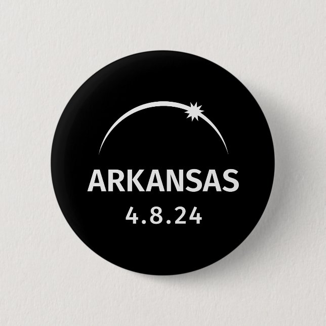 4.8.24 Solar Eclipse Arkansas Button (Vorderseite)