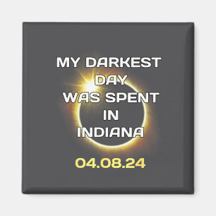 4_8_24 Totale Sonnenfinsternis in Indiana am 8. Ap Magnet