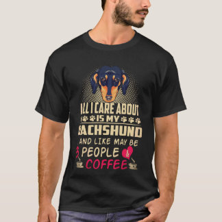 4 Alles, was mich interessiert, ist mein Dachshund T-Shirt
