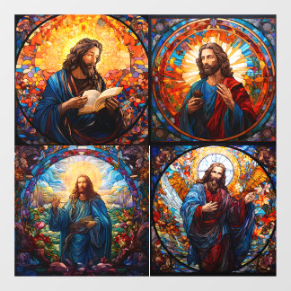 4 Atemberaubende Bilder von Jesus Window Cling Fensteraufkleber
