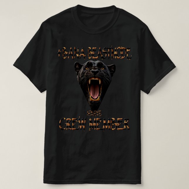 4 B.A.N.A. Beastmode T-Shirt (Design vorne)