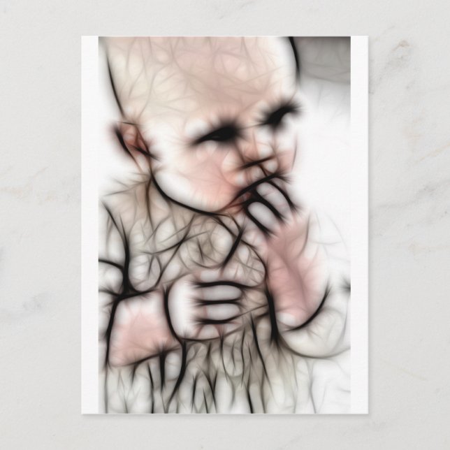 4 - Baby Dark Gear Postkarte (Vorderseite)