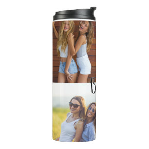 4 Benutzerdefinierte Foto-Besties-Beste Freunde Thermosbecher