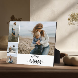 4 Benutzerdefinierte Fotocollage Beste Mutter Alle Fotoplatte