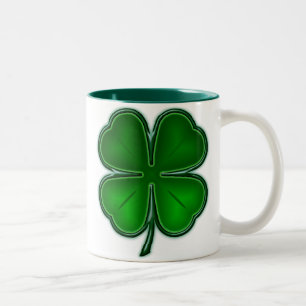 4 Blatt-Klee-Tasse Zweifarbige Tasse