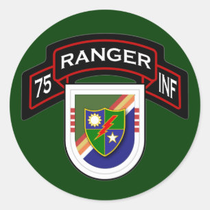 4. Bn, 75. Infanterie-Regiment - Förster Runder Aufkleber