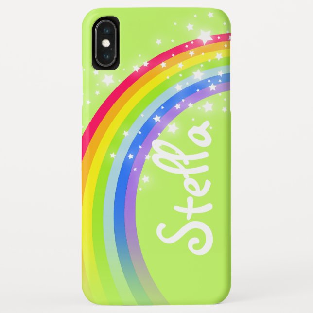 4 Buchstaben Regenbogen grün iPhone 5 Fall Case-Mate iPhone Hülle (Rückseite)