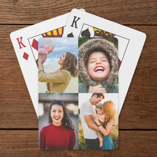 4 cartes de jeu Modèle photo