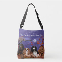 4 Cavalier roi Charles avec Sac fourre-tout Feuill