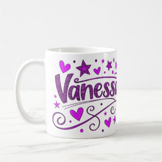 4 Color Vanessa 1 - Doodle Kaffeetasse
