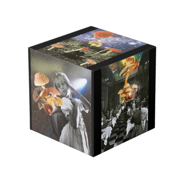 4" cube en photo (Angle devant)