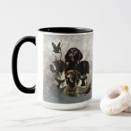 4 Deutsche Kurzzeigerfarben Tasse