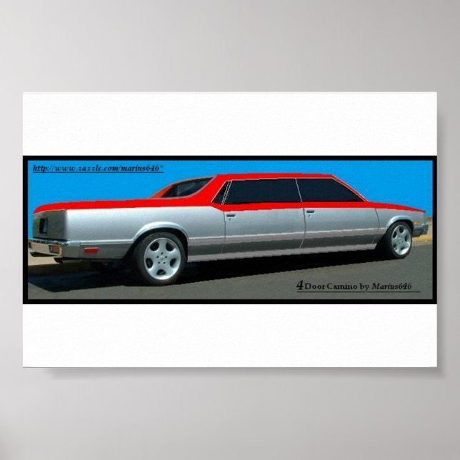 4 Door El Camino von Marius646 Poster (Vorne)