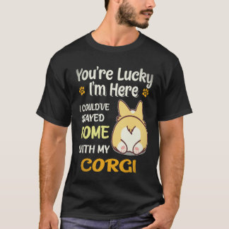 4 Du hast Glück Corgi T-Shirt