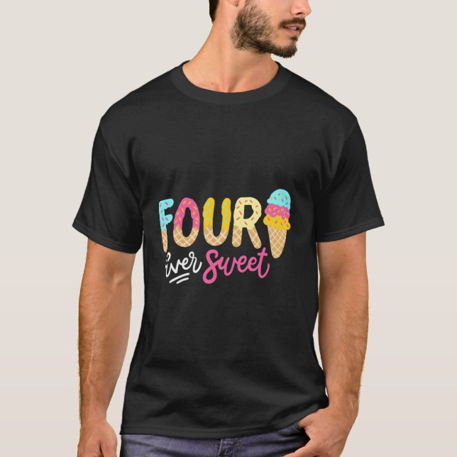 4 Ever Sweet 4th Ice Cream Py for T-Shirt (Vorderseite)