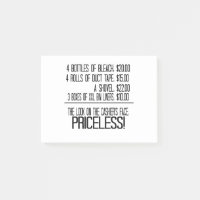 4 Flaschen Blech: 20,00 US-Dollar 4-Rollen-Band: