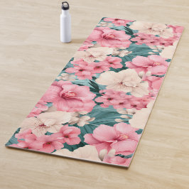 #4 Floral Pattern Yoga Mat Yogamatte