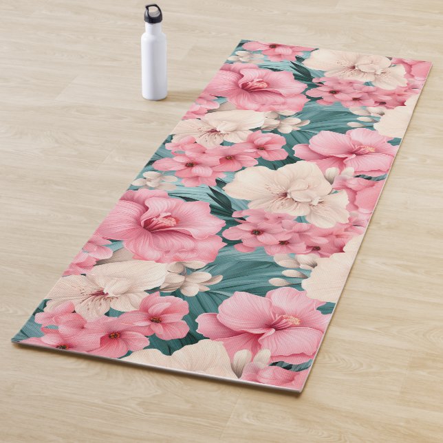 #4 Floral Pattern Yoga Mat Yogamatte (Beispiel)