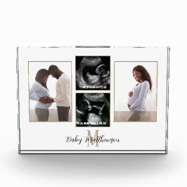 4 Foto Collage Monogram Erstmaternity