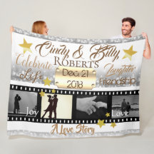 4 Foto Filmstar Filmrolle Silber Bokeh und Gold