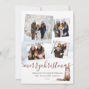 4 Foto Frohe Weihnachten Winter Fuchs