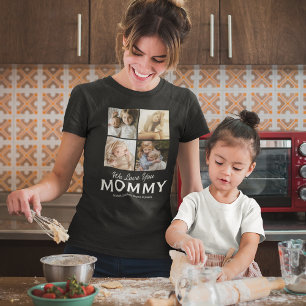 4 Foto für Familien Wir Liebe Sie Mami T-Shirt
