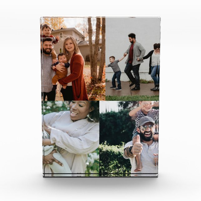 4 Foto Personalisierte benutzerdefinierte Collage (Vorderseite)