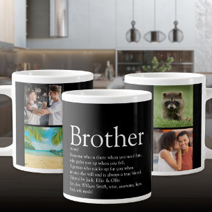 4 FotoCollage Cool Beste je erweiterte Definition Jumbo-Tasse