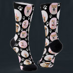 4 FotoCollage Machen Sie Ihre eigenen Fun Dog Sock Socken<br><div class="desc">4 Foto Collage Template Machen Sie Ihren eigenen Spaß Paar Socken mit Ihren Hunden Fotos von Ricaso - Mit vereinzelten Pfoten Details - in verschiedenen Farben im Laden erhältlich</div>