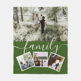 4 Fotokollagenfamilie Personalisiert Fleecedecke