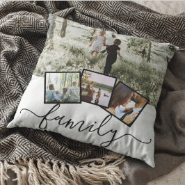 4 Fotokollagenfamilie Personalisiert Kissen