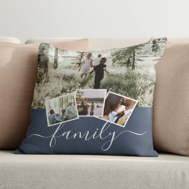 4 Fotokollagenfamilie Personalisiert Kissen