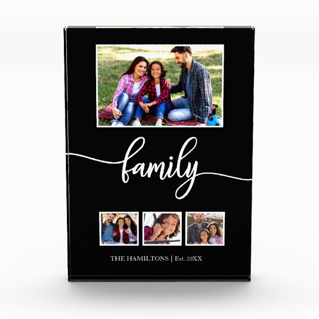 4 Fotos Collage Family Wohngestaltung (Vorderseite)