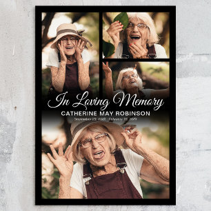 4 Fotos In Liebender Erinnerung Poster