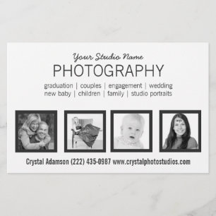 4 Fotos Pro Fotograf oder jeder andere Beruf Flyer