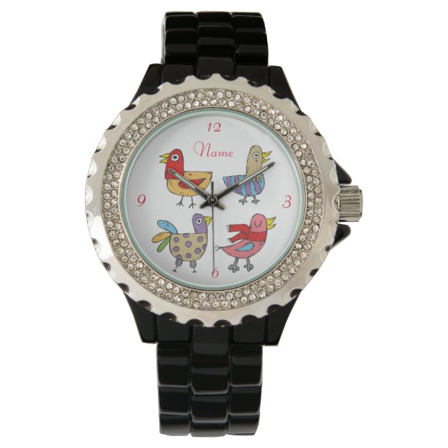 4 Funny Birds Thunder_Cove Armbanduhr (Vorderseite)