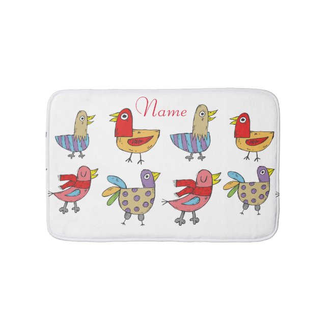 4 Funny Birds Thunder_Cove Badematte (Vorderseite)