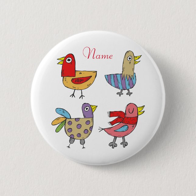 4 Funny Birds Thunder_Cove Button (Vorderseite)