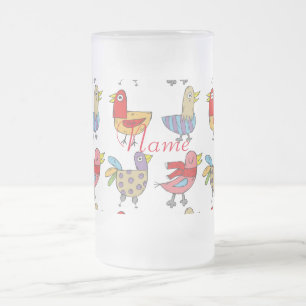 4 Funny Birds Thunder_Cove Mattglas Bierglas