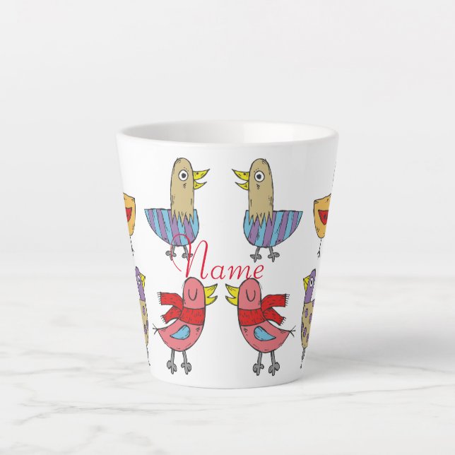 4 Funny Birds Thunder_Cove Milchtasse (Vorderseite)