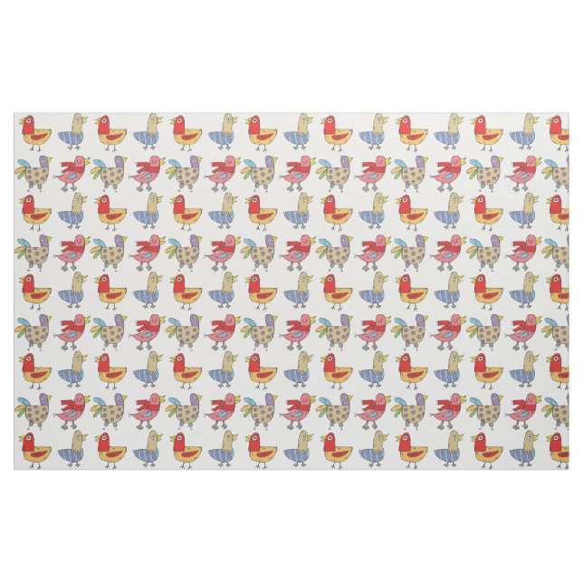 4 Funny Birds Thunder_Cove Stoff (Fat Quarter (45,7 x 55,9 cm))