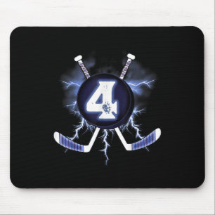 4. Geburtstag - Eishockey Sport 4 Jahre alt Mousepad