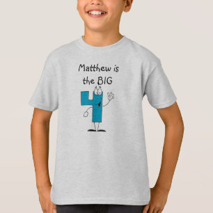4. Geburtstag Maßgeschneidertes Hemd T-Shirt
