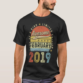 4. Geburtstag Phantastisch seit Februar 2019 4 Jah T-Shirt