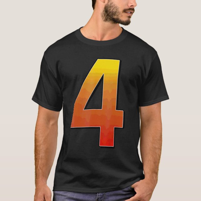 4. Geburtstag T-Shirt (Vorderseite)
