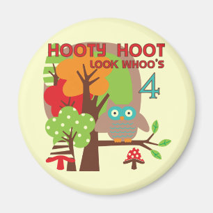 4. Geburtstag T Shirts und Geschenke Magnet